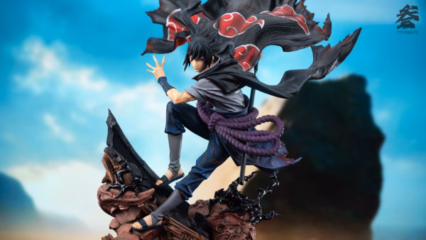 Naruto San San Studio Taka Uchiha Sasuke Resin Statue 1