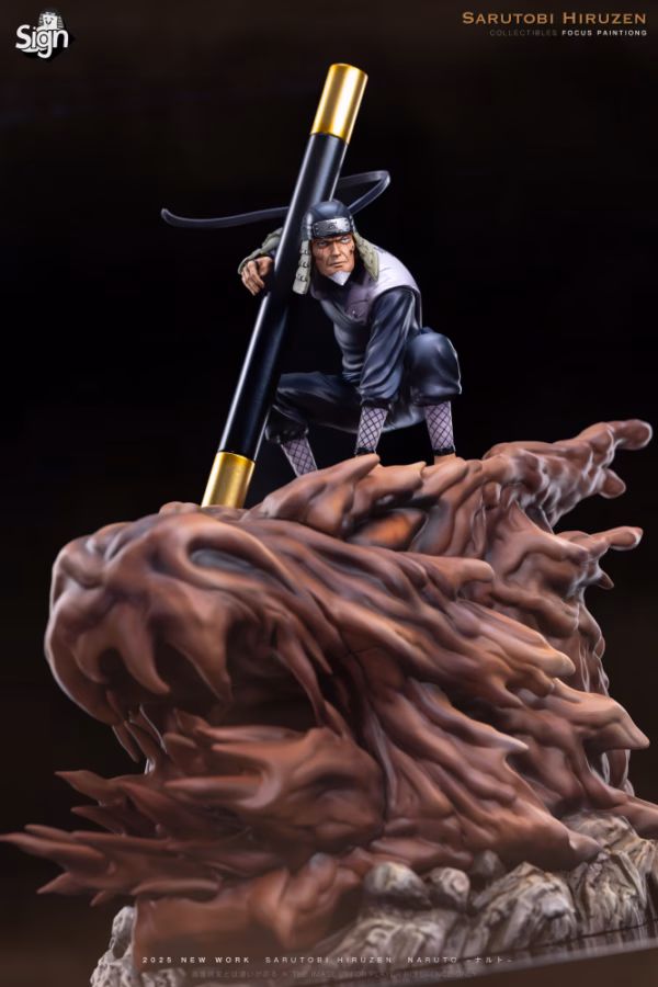 Naruto Sign Studio Sarutobi Hiruzen Resin Statue 2