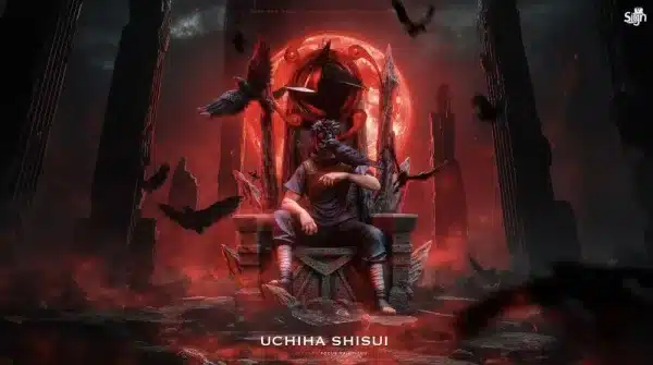 Naruto Sign Studio Uchiha Shisui Resin Statue 2