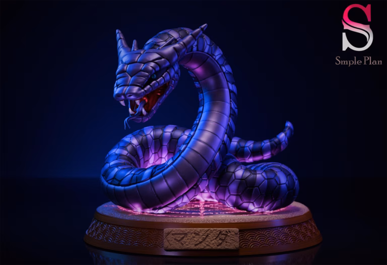 Naruto Simple Plan Studio Snake Manda Resin Statue