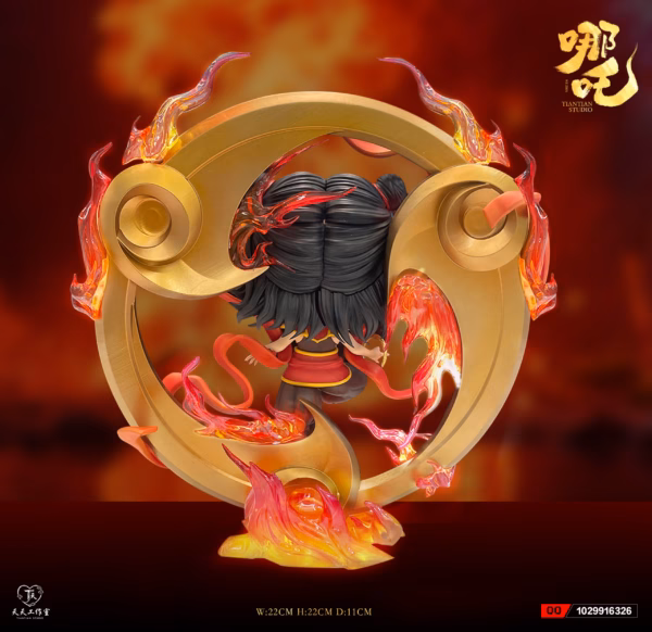 Nezha Birth of the Demon TIANTIAN Studio Child Nezha Resin Statue 2