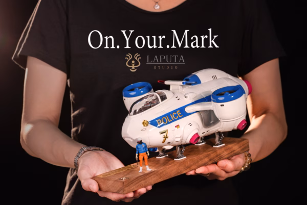 On Your Mark LAPUTA Studio Police Aircraft Resin Statue 1