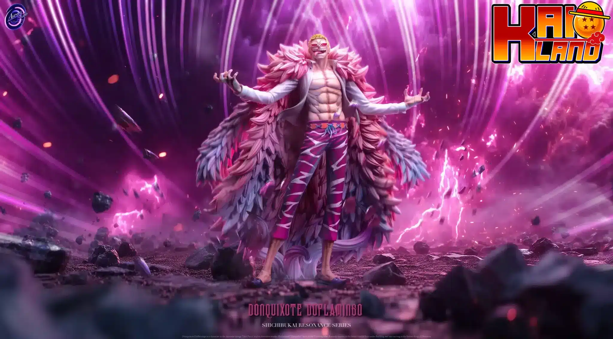 One Piece  Aurora Studio Donquixote Doflamingo Resin Statue