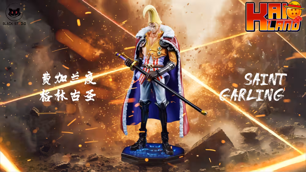 One Piece Black Studio Young Figarland Garling Resin Statue