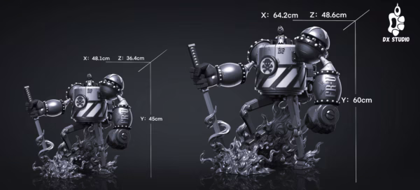 One Piece Dx Studio General Franky V2 Resin Statue 1 min