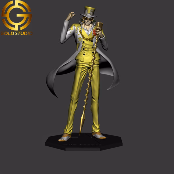 One Piece Gold Studio Gild Tesoro Golden Emperor Resin Statue 2
