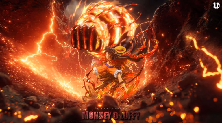 One Piece LZ Studio Gear 3 Fire Fist Luffy Resin Statue