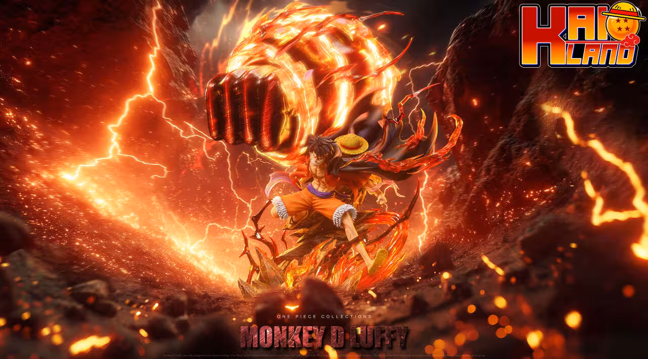 One Piece LZ Studio Gear 3 Fire Fist Luffy Resin Statue