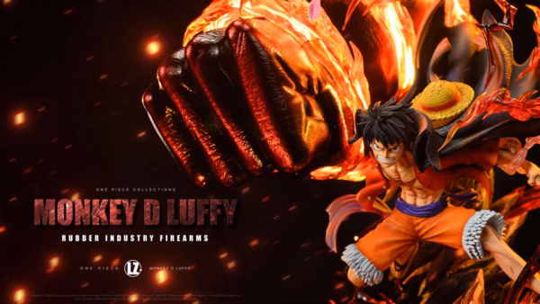 One Piece LZ Studio Gear 3 Fire Fist Luffy Resin Statue 2