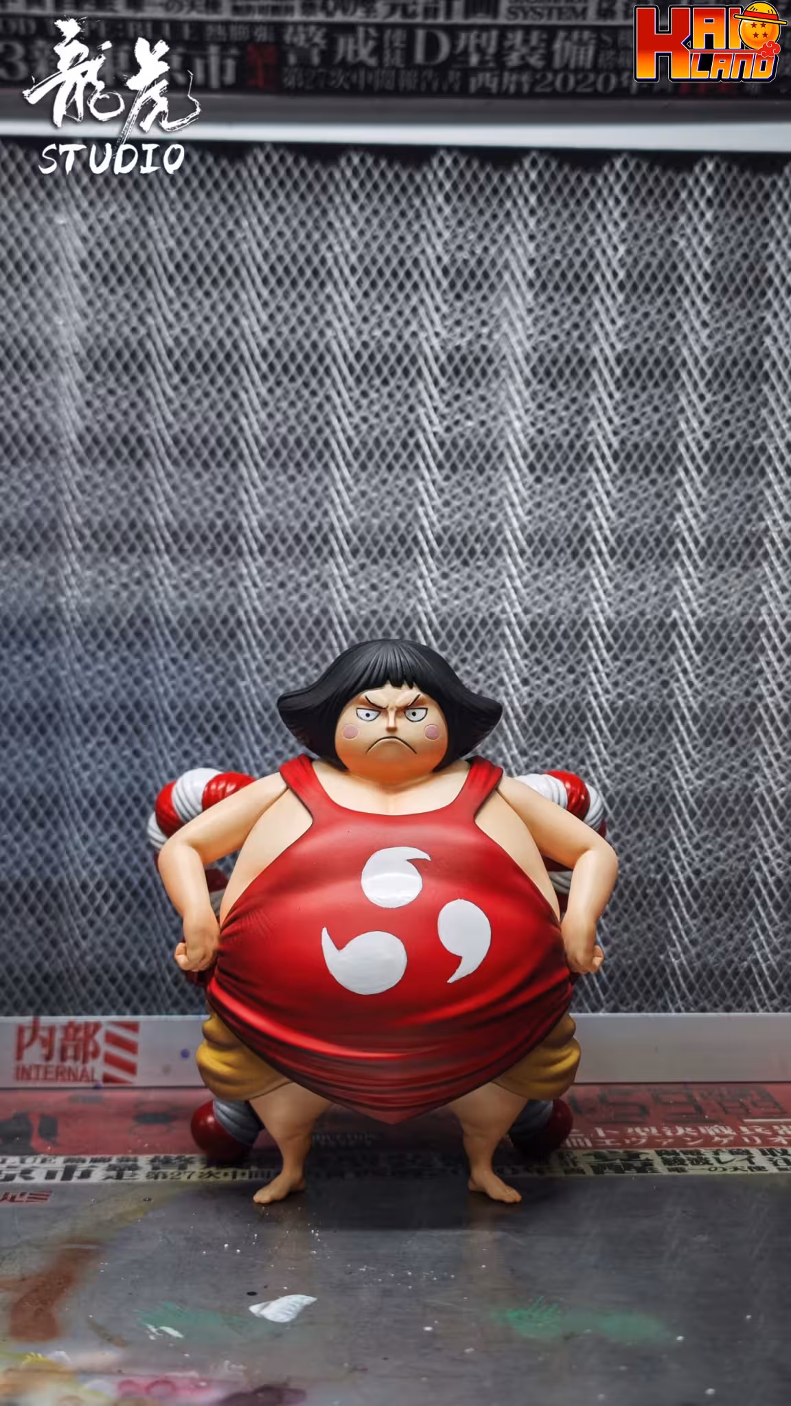 One Piece Long Hu Studio Young Sentomaru Resin Statue