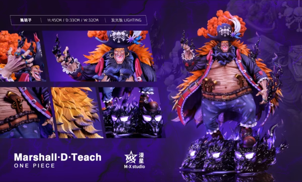 One Piece MX Studio Marshall D Teach Blackbeard Resin Statue 0