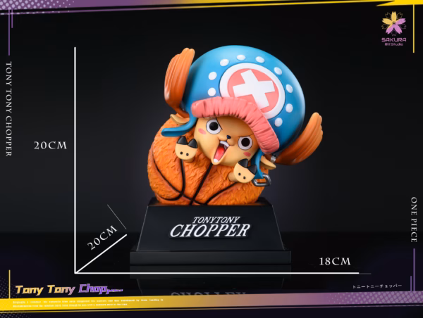 One Piece Sakura Studio Champion Chopper Ball Resin Statue 4