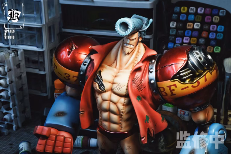 One Piece Spades K Franky V3 Resin Statue