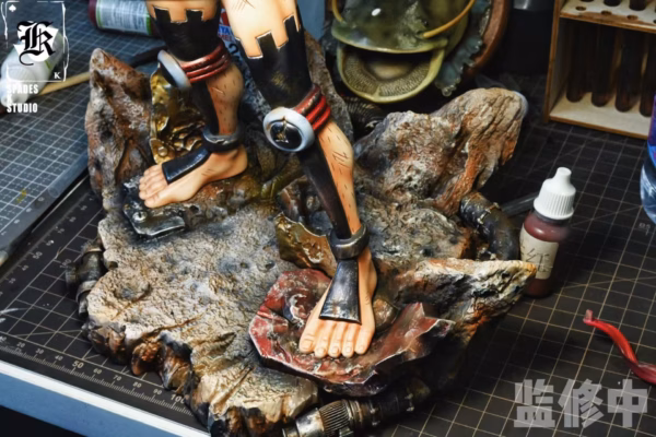 One Piece Spades K Franky V3 Resin Statue 6