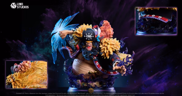 One Piece UNO Studio Marshall D Teach Blackbeard Resin Statue 4