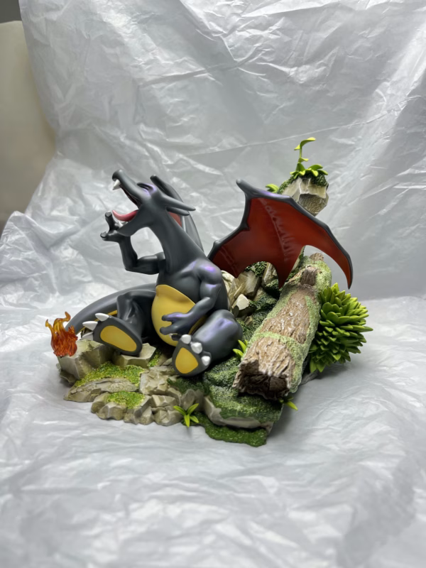 Pokemon 151 Studio Sleeping Charizard Resin Statue 2
