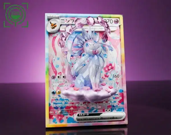 Pokemon GEISHA Studio Terastal Sylveon Resin Statue 2