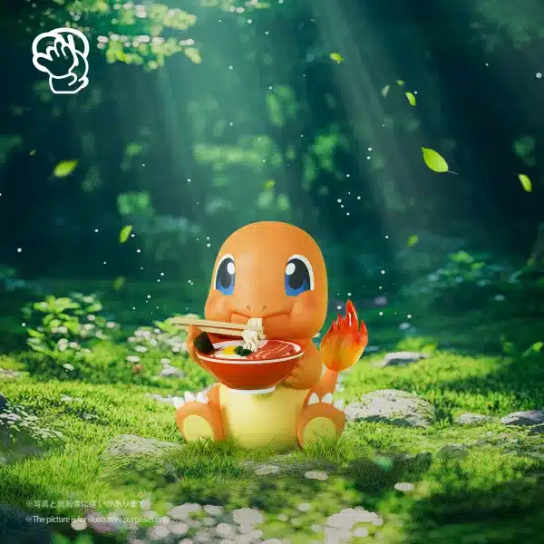 Pokemon Meng Wan Wu Studio Charmander Resin Statue 1