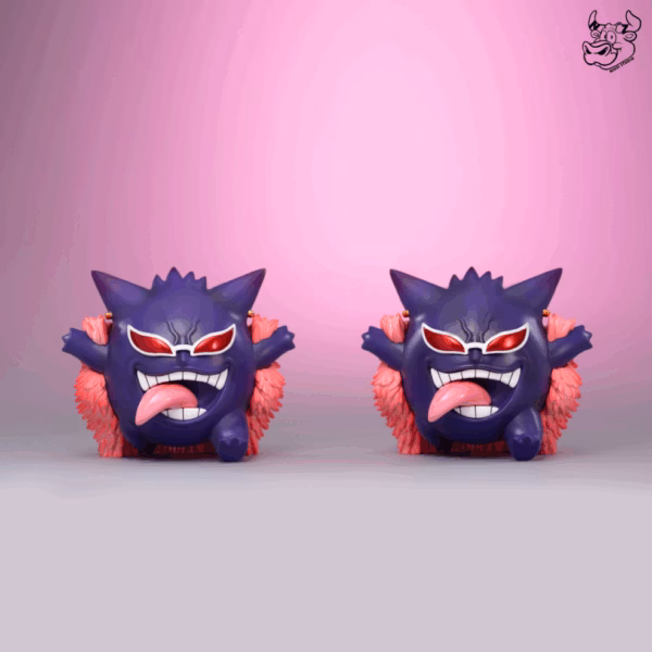 Pokemon NIUZI Studio Gengar Cos Donquixote Doflamingo Resin Statue 1