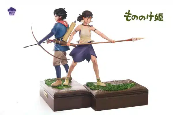 Princess Mononoke Cake Studio Princess Mononoke x Ashitaka Resin Statue 3