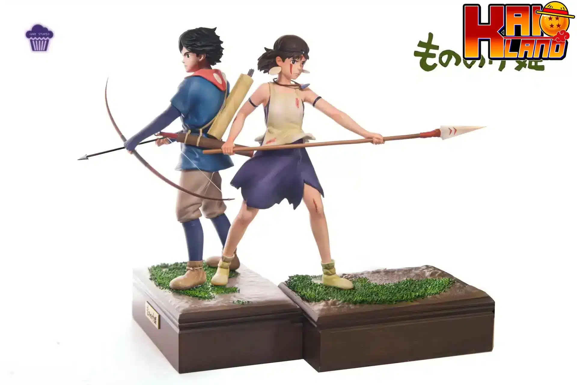 Princess Mononoke Cake Studio Princess Mononoke x Ashitaka Resin Statue