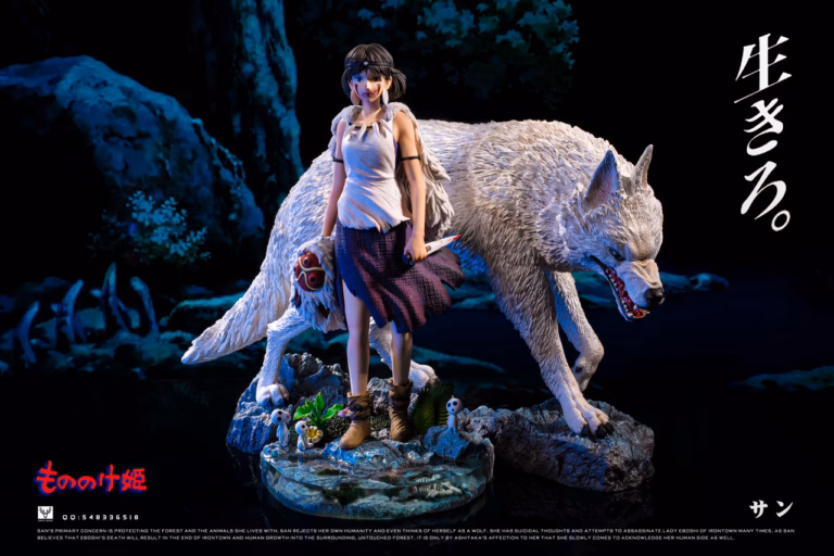 Princess Mononoke White Deer Studio Princess Mononoke San Resin Statue