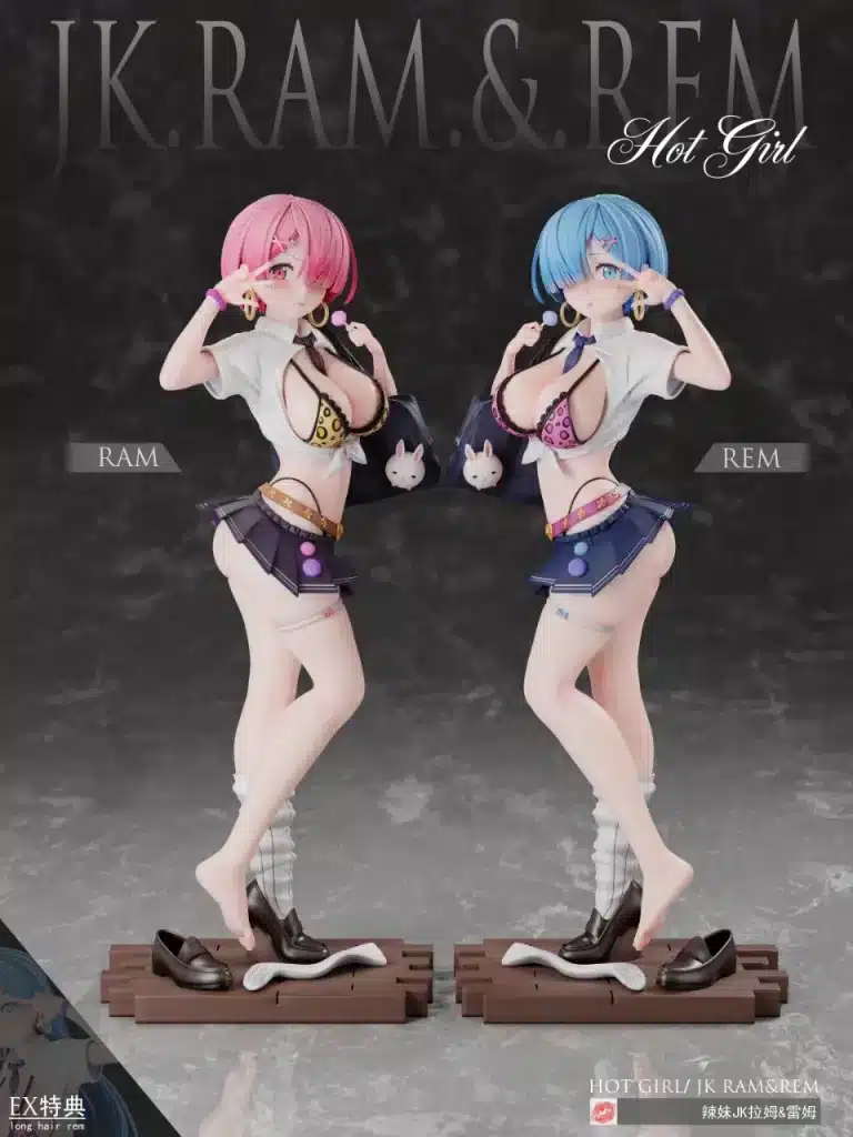 Re Zero kara Hajimeru Isekai Seikatsu Thistles x Thorns Studio Rem x Ram Resin Statue