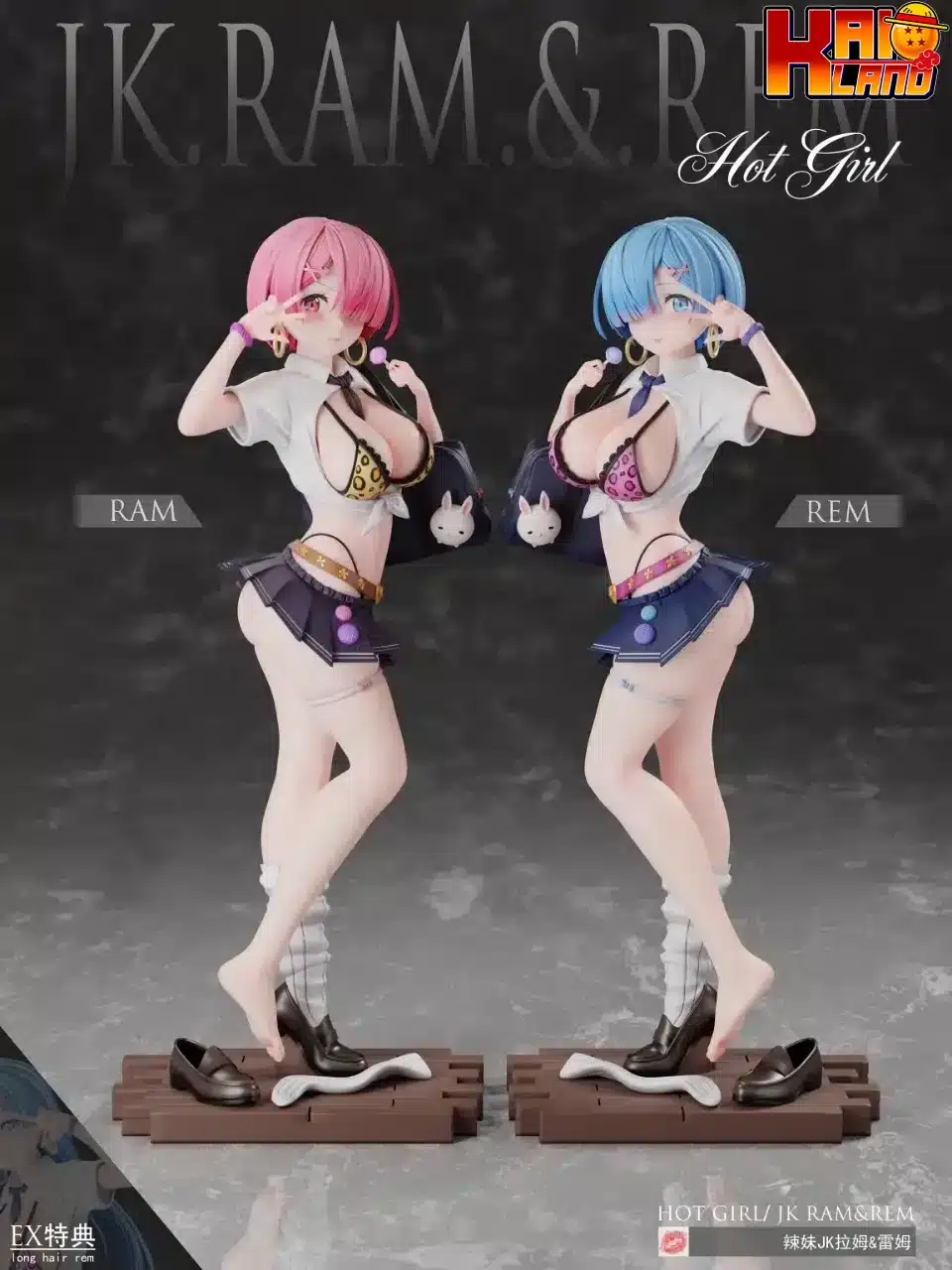 Re Zero kara Hajimeru Isekai Seikatsu Thistles x Thorns Studio Rem x Ram Resin Statue