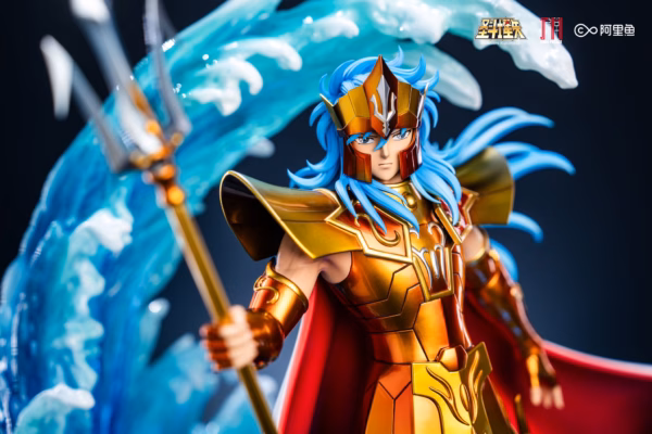 Saint Seiya Jimei Palace Poseidon Licensed Resin Statue 4