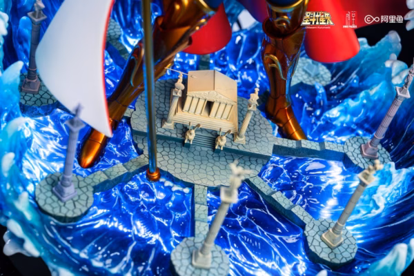 Saint Seiya Jimei Palace Poseidon Licensed Resin Statue 5