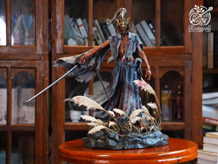 Sekiro Shadows Die Twice Bard Studio Sword Saint Ashina Isshin Resin Statue