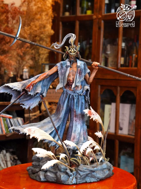 Sekiro Shadows Die Twice Bard Studio Sword Saint Ashina Isshin Resin Statue 1