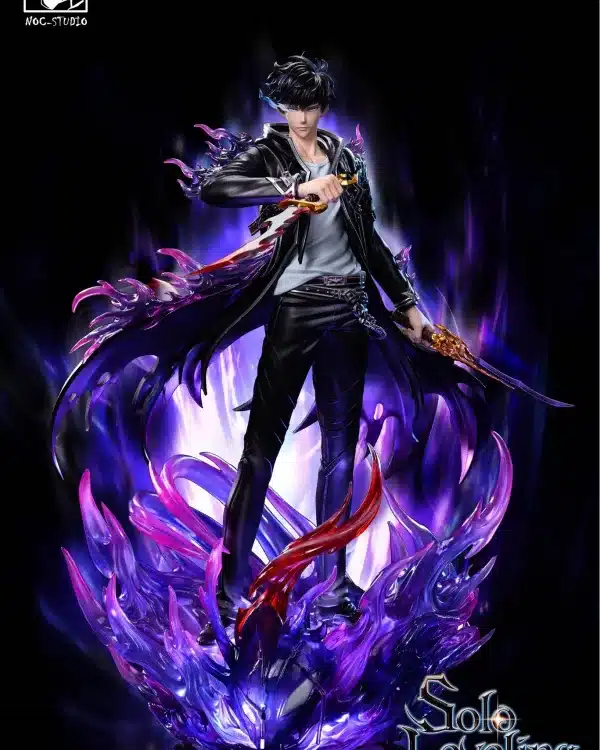 Solo Leveling NOC Studio Sung Jing Woo Resin Statue 1