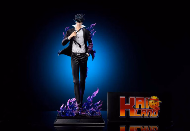 Solo Leveling Noc Studio Shadow Monarch Sung Jin Woo in Suit Resin Statue