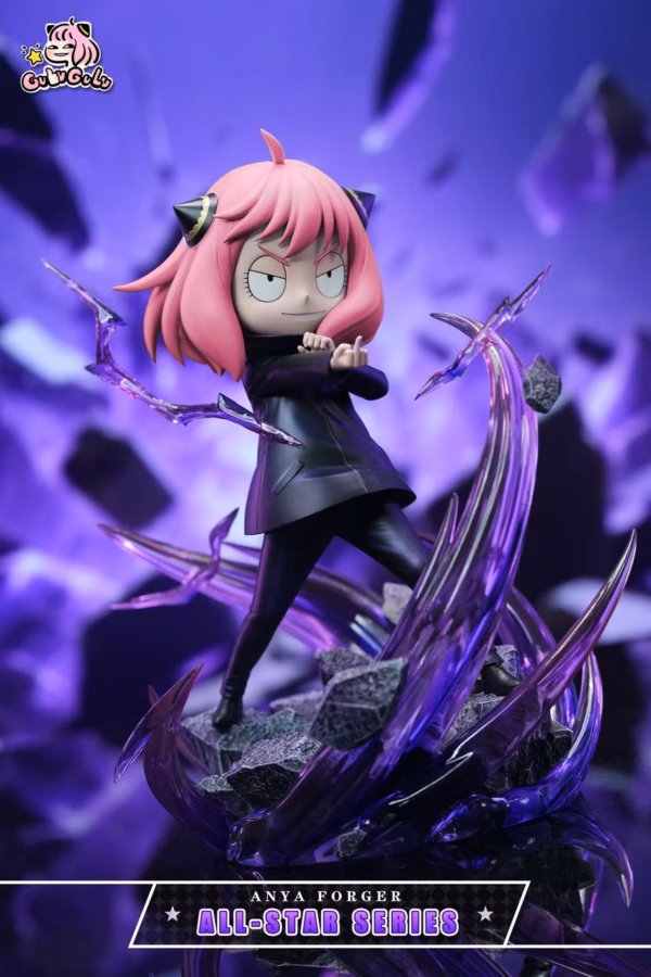 Spy x Family GULUGULU Studio Anya cos Gojo Resin Statue 5