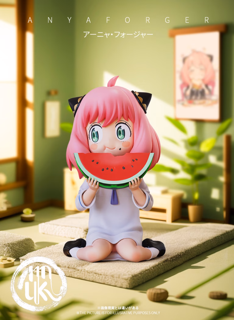 Spy x Family MoKu Studio Anya eating Watermelon Resin Statue