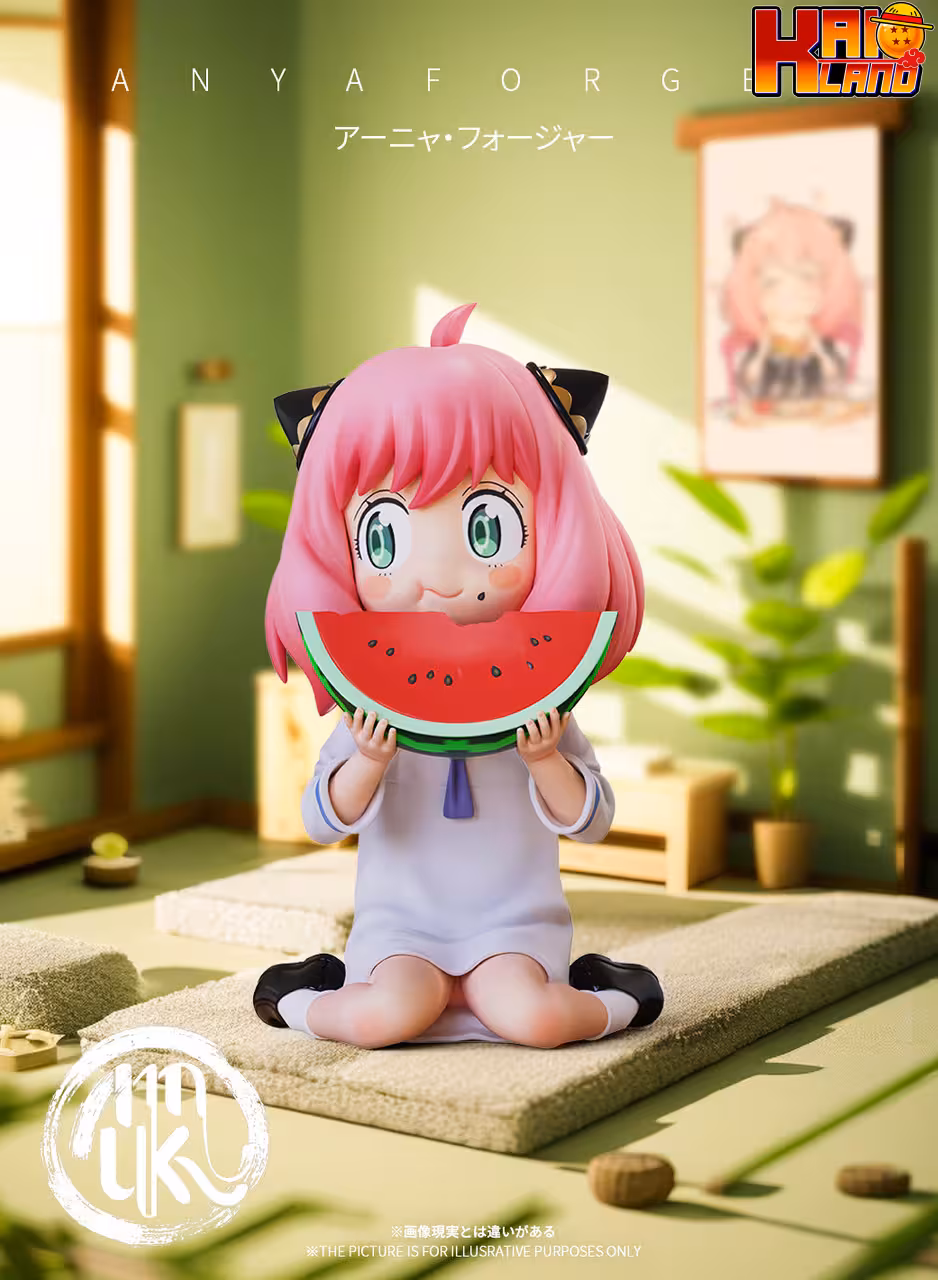 Spy x Family MoKu Studio Anya eating Watermelon Resin Statue