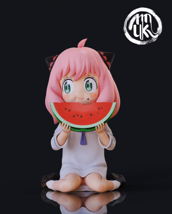 Spy x Family MoKu Studio Anya eating Watermelon Resin Statue 2
