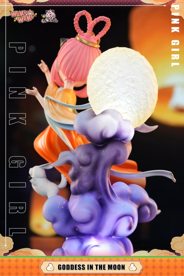 Spy x Family WakuWaku Studio Anya Cosplaying as Chang e Resin Statue 5
