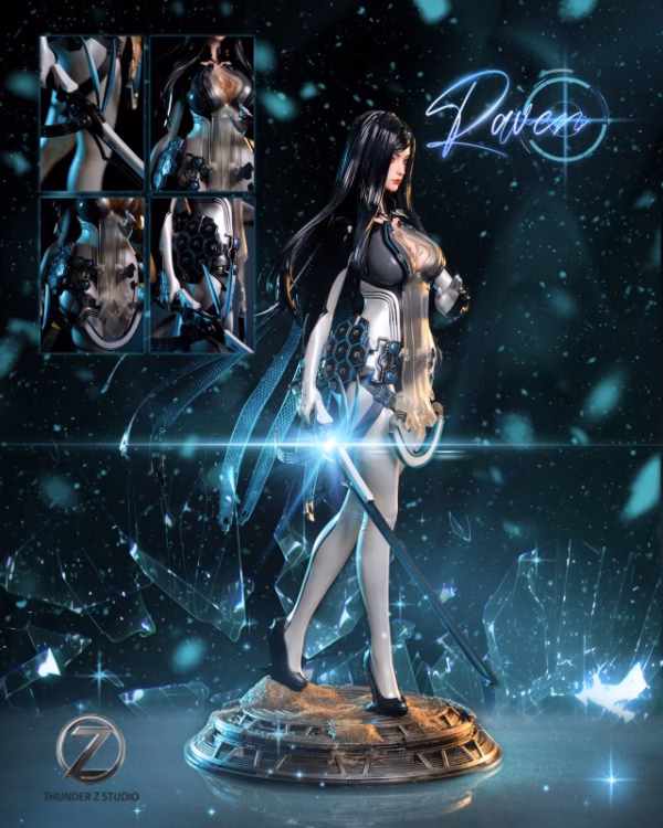 Stellar Blade THUNDER Z Studio Raven Resin Statue 2