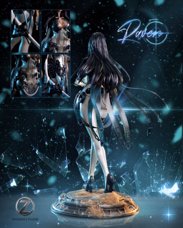 Stellar Blade THUNDER Z Studio Raven Resin Statue 3