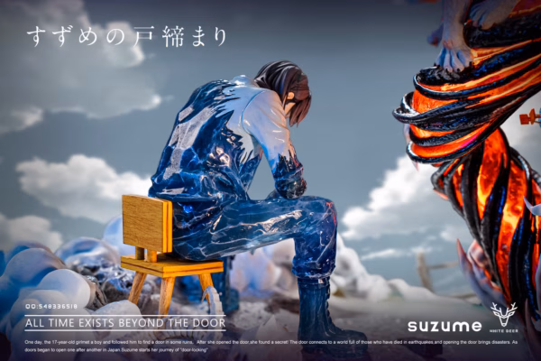 Suzume No Tojimari White Deer Studio Suzume Resin Statue 3