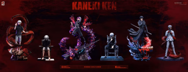 Tokyo Ghoul BW Studio Black Goat Kaneki Ken Resin Statue 6