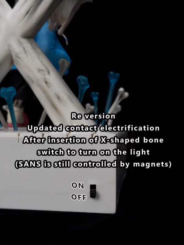 Undertale Game Player Studio SANS GB Gun Resin Statue 5
