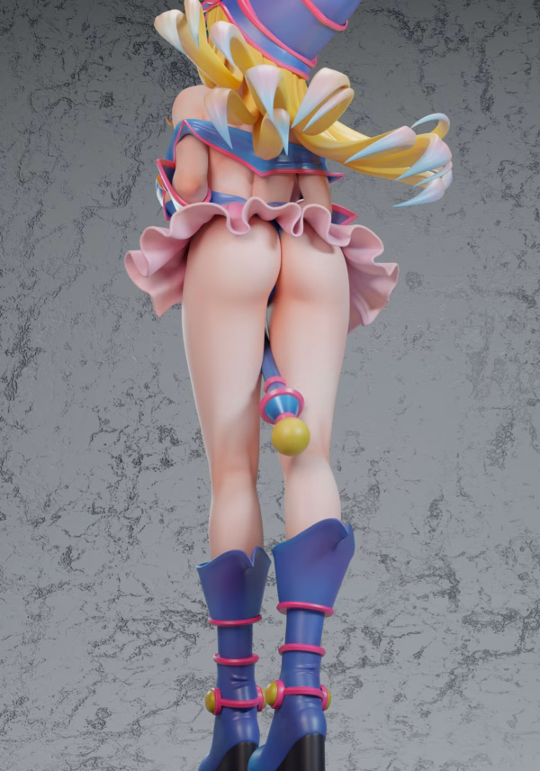 YuGiOh Bust Studio Dark Magician Girl Resin Statue 3