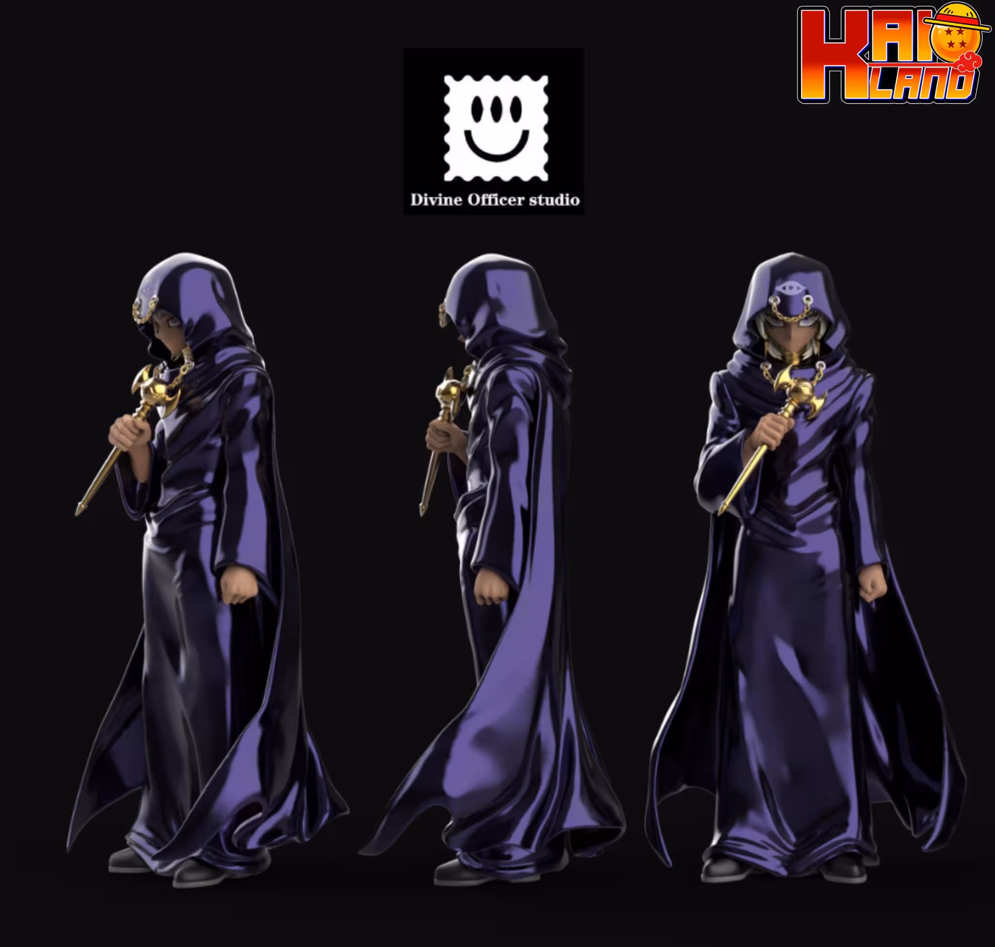 YuGiOh Divine Officer Studio Cloaked Marik Resin Statue