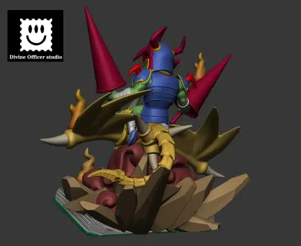 YuGiOh Divine Officer Studio Gaia the Dragon Champion Resin Statue 3