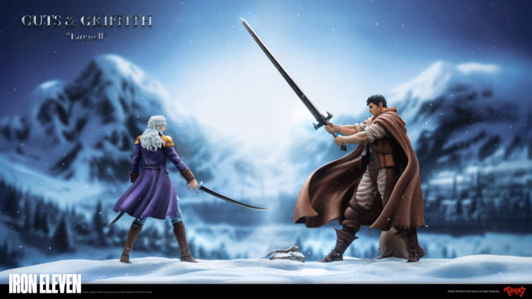 Berserk Iron Eleven Studio Guts x Griffith Resin Statue