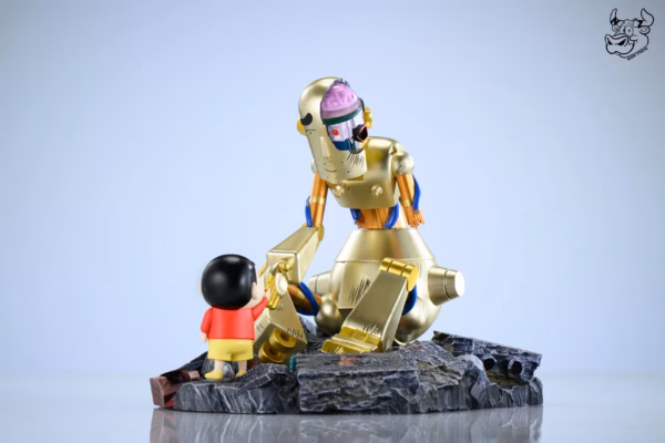 Crayon Shin Chan NIUZI Studio Robot Dad x Shin Chan Resin Statue 5