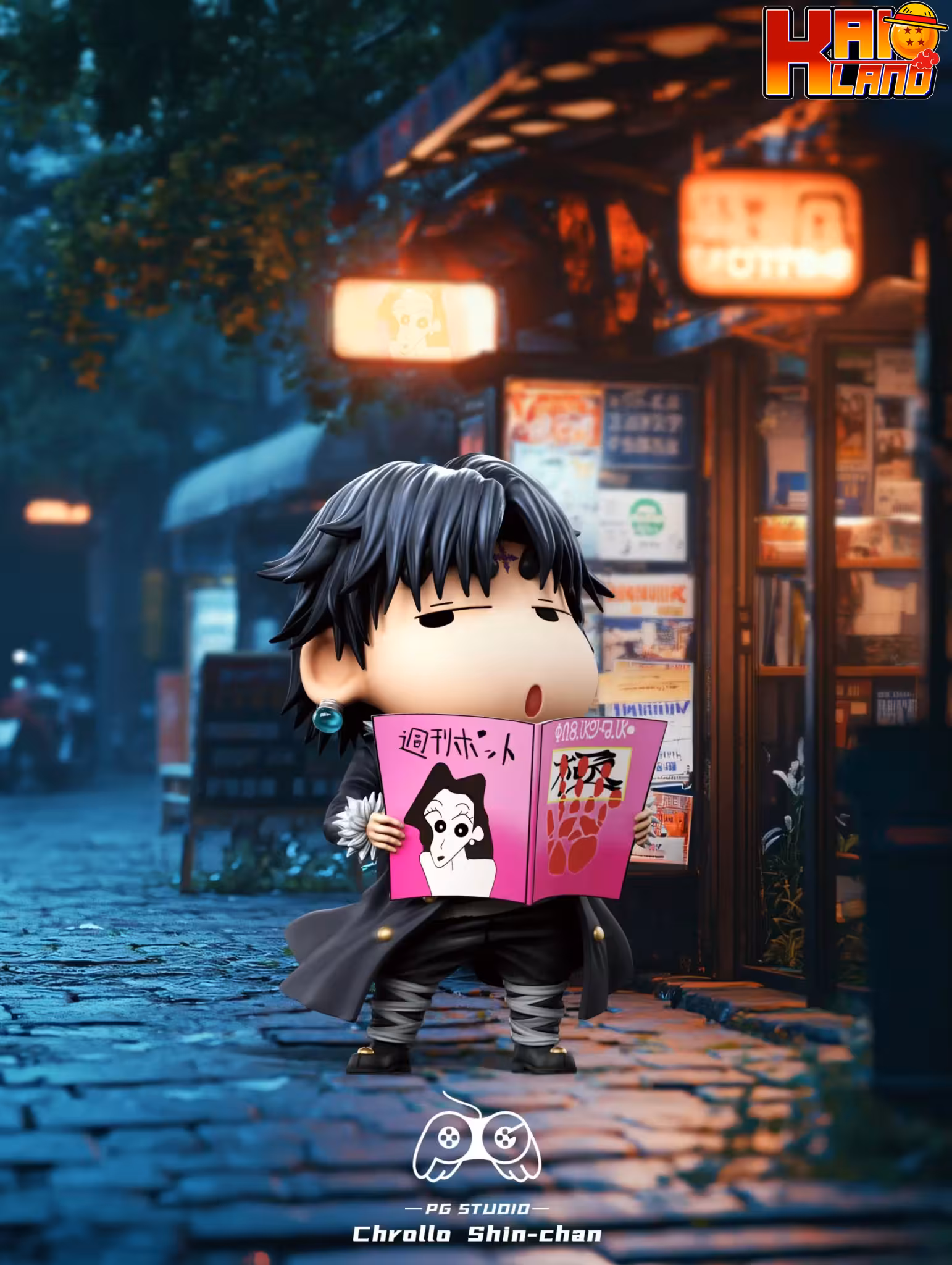 Crayon Shin Chan PG Studio Shinnosuke Nohara Cos Chrollo Resin Statue